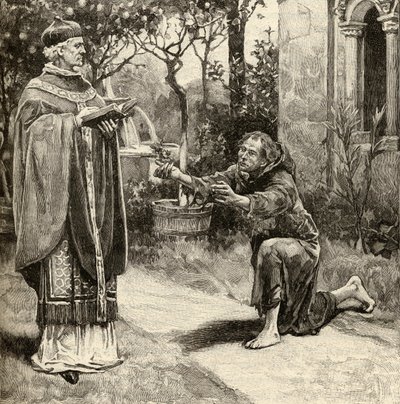 Pape Innocent III (1161-1216) et Saint François d